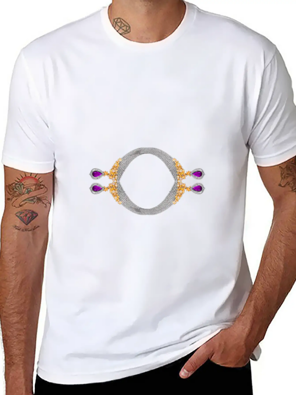 Jewelry Fashion Classic Cotton Tee – Unisex Comfort For Any Season