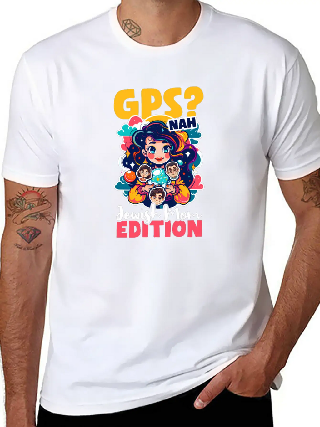 Jewish Mom GPS? Nah, Jewish Mom Intuition Timeless Short Sleeve Tee – Comfy And Minimalist Design