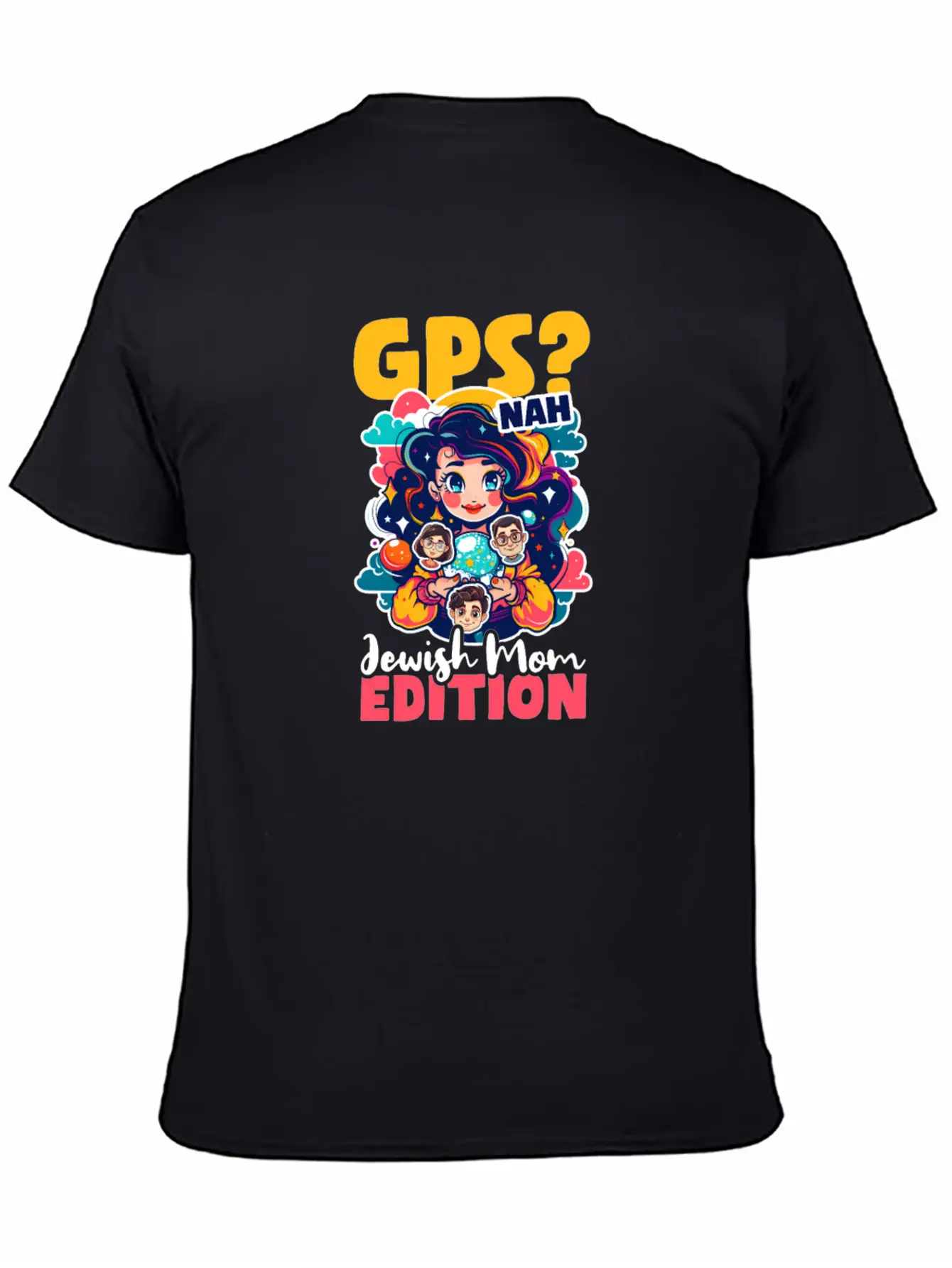 Jewish Mom GPS? Nah, Jewish Mom Intuition Timeless Short Sleeve Tee – Comfy And Minimalist Design
