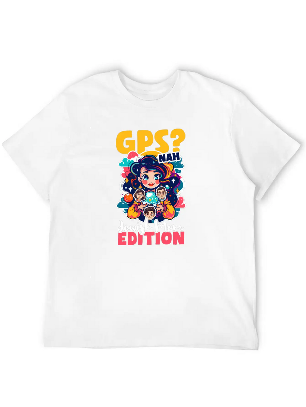 Jewish Mom GPS? Nah, Jewish Mom Intuition Timeless Short Sleeve Tee – Comfy And Minimalist Design