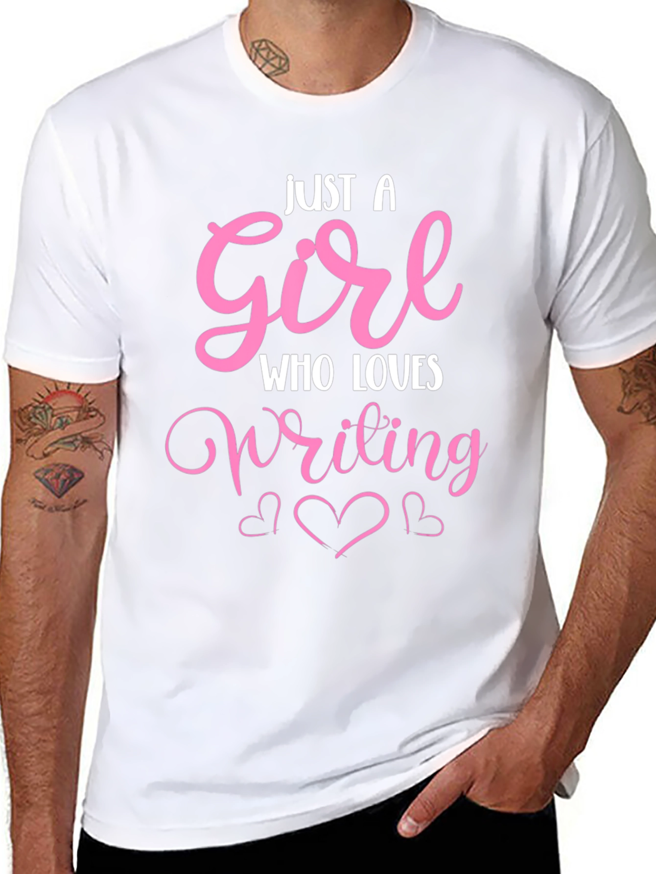 Just A Girl Who Loves Writing T-Shirt