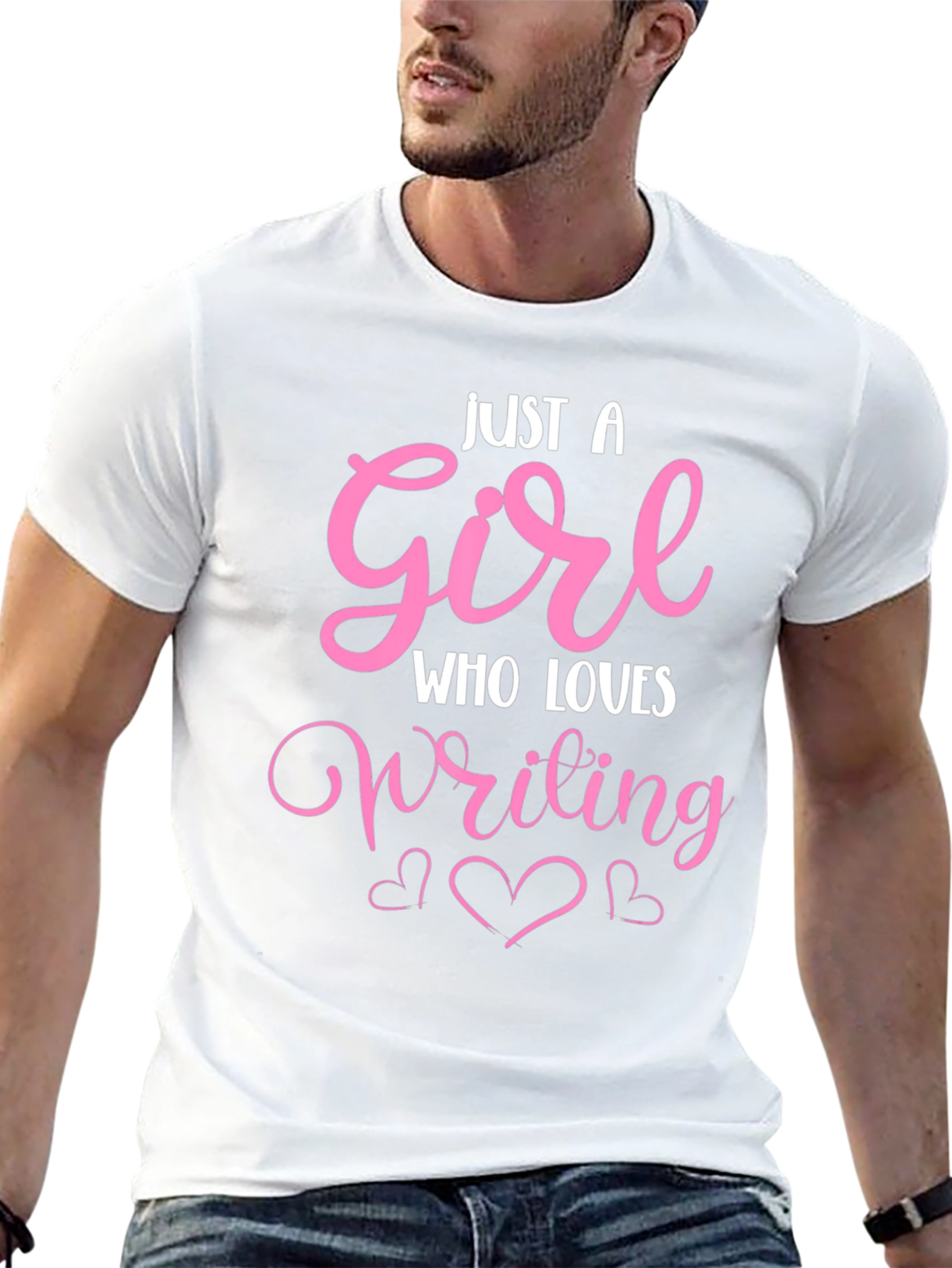 Just A Girl Who Loves Writing T-Shirt