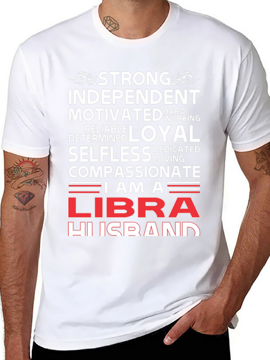 Libra Husband T-Shirt - Strong Loyal Zodiac Tee
