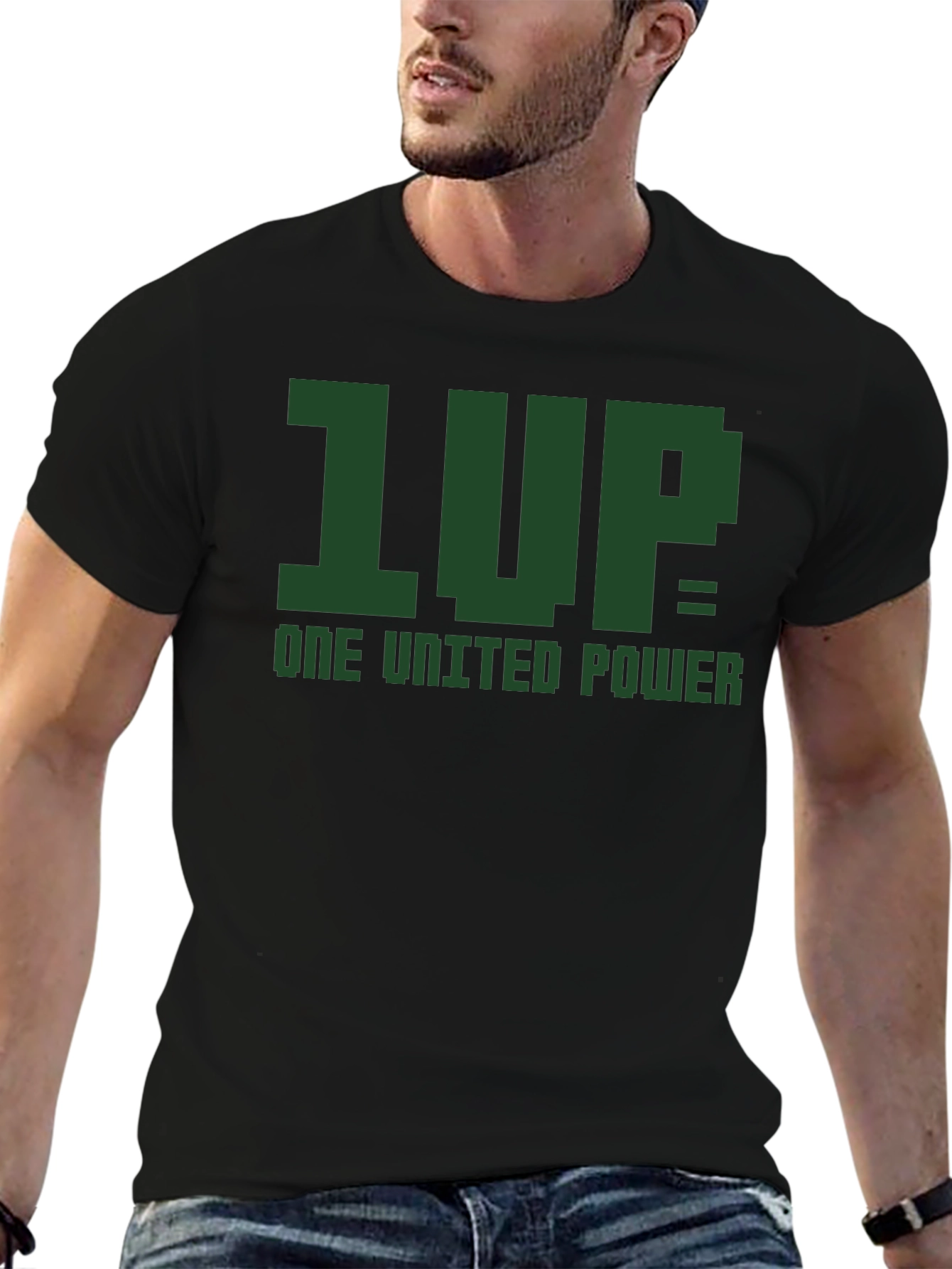 1UP One United Power Graphic Tee - Black