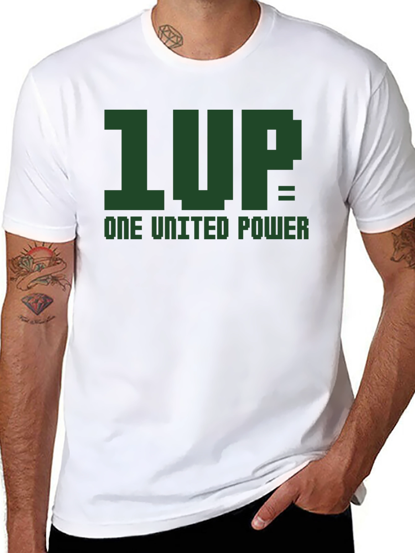 1UP One United Power Graphic Tee - Black