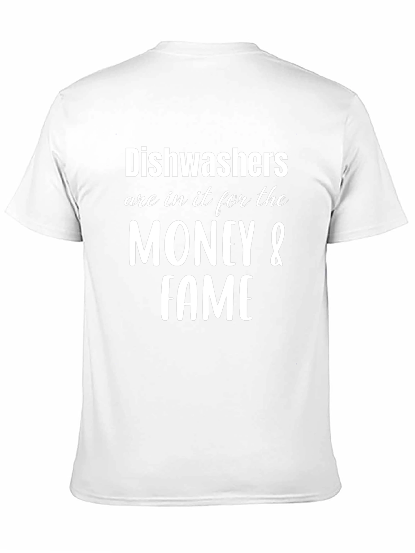 Dishwashers Money & Fame Black Graphic T-Shirt