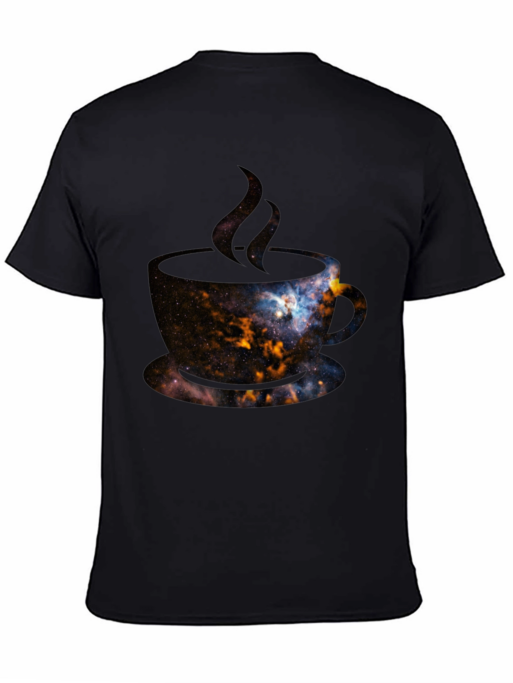 Cosmic Coffee T-Shirt - Galaxy Design