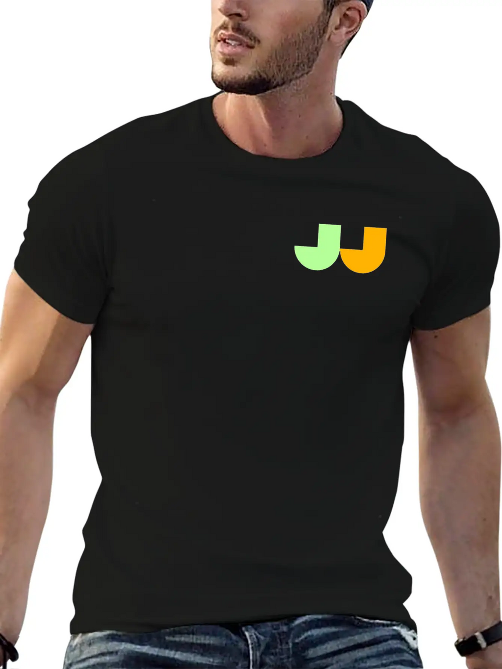 JJ Graphic Classic T Shirt Breathable Soft Cotton T-Shirt – Timeless Casual Look