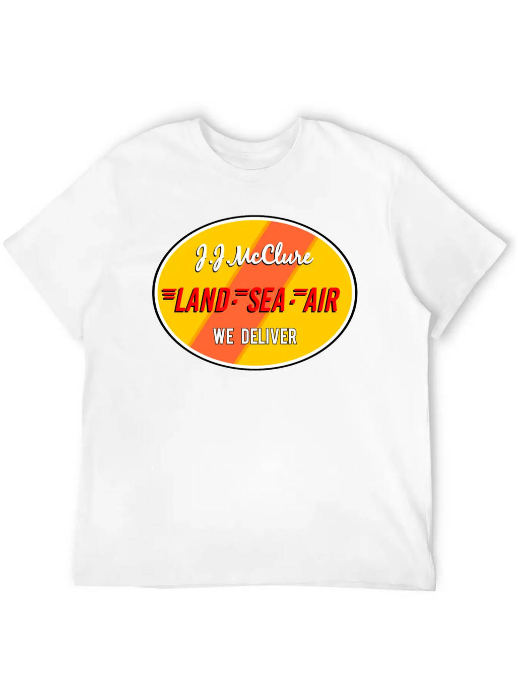 Jj Mc Clure Land Sea Air Breathable Graphic T-Shirt – Perfect For Casual Days