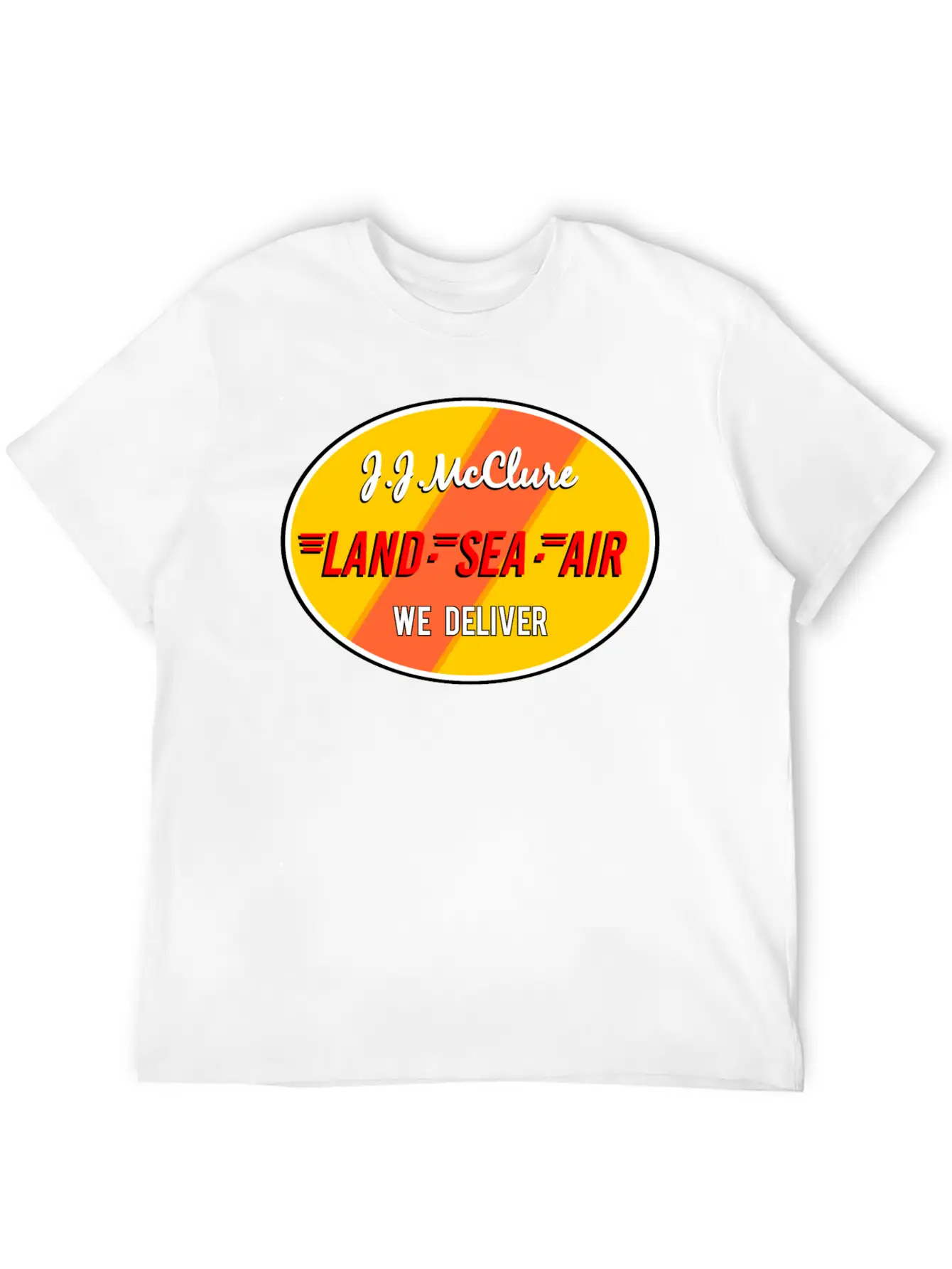 Jj Mc Clure Land Sea Air Breathable Graphic T-Shirt – Perfect For Casual Days