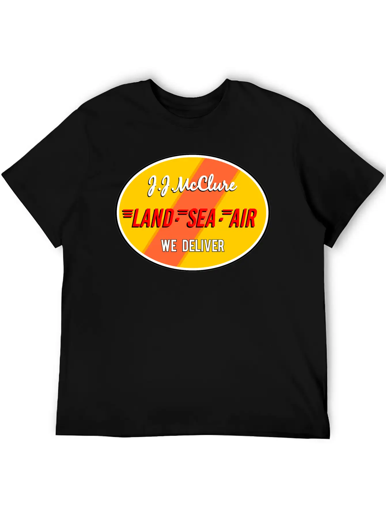 Jj Mc Clure Land Sea Air Breathable Graphic T-Shirt – Perfect For Casual Days