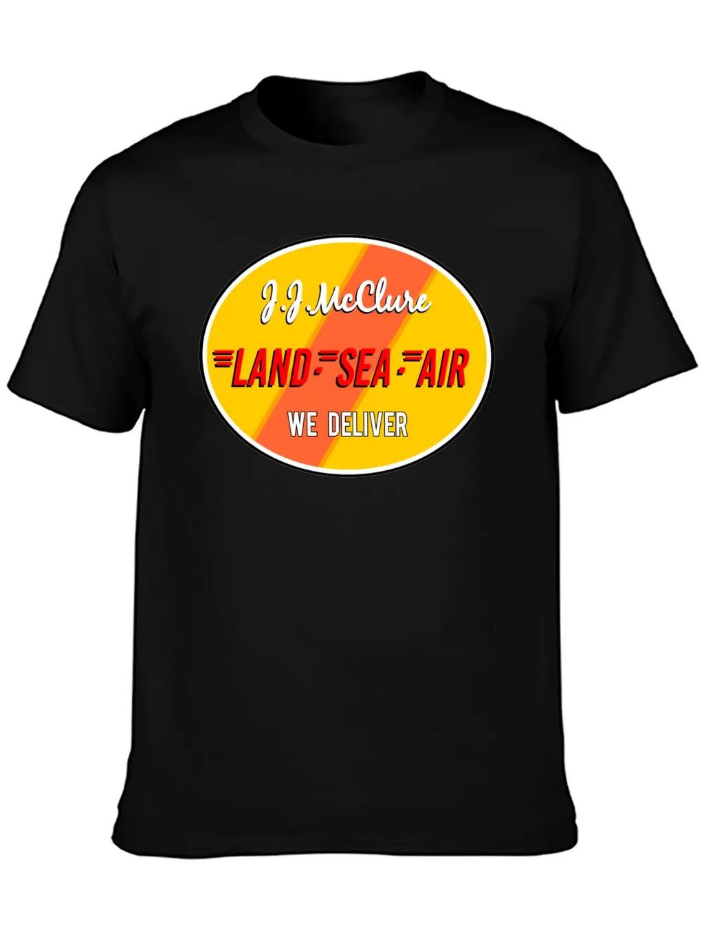 Jj Mc Clure Land Sea Air Breathable Graphic T-Shirt – Perfect For Casual Days