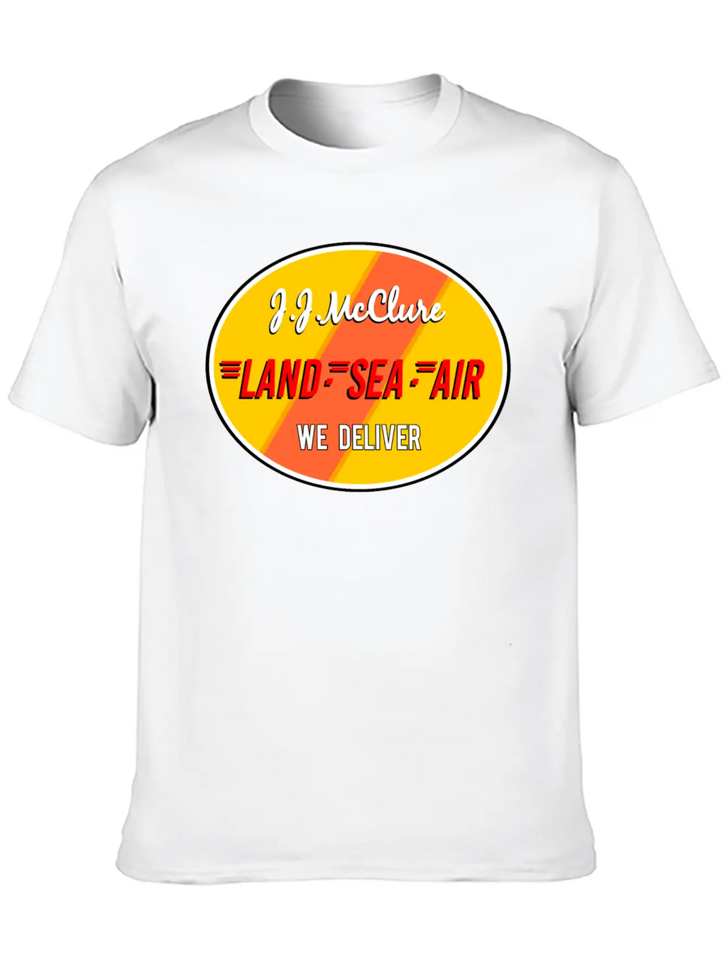 Jj Mc Clure Land Sea Air Breathable Graphic T-Shirt – Perfect For Casual Days