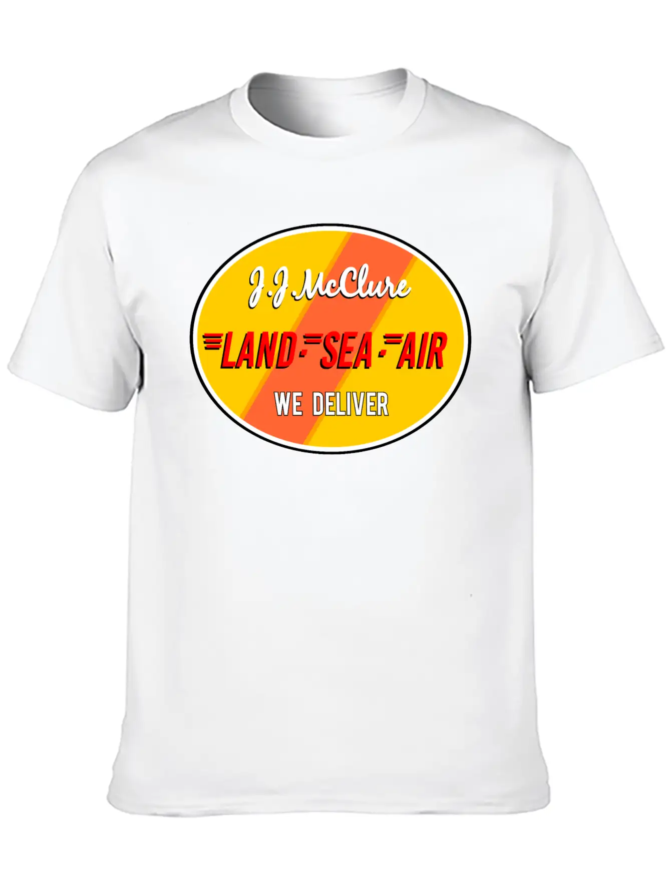 Jj Mc Clure Land Sea Air Breathable Graphic T-Shirt – Perfect For Casual Days