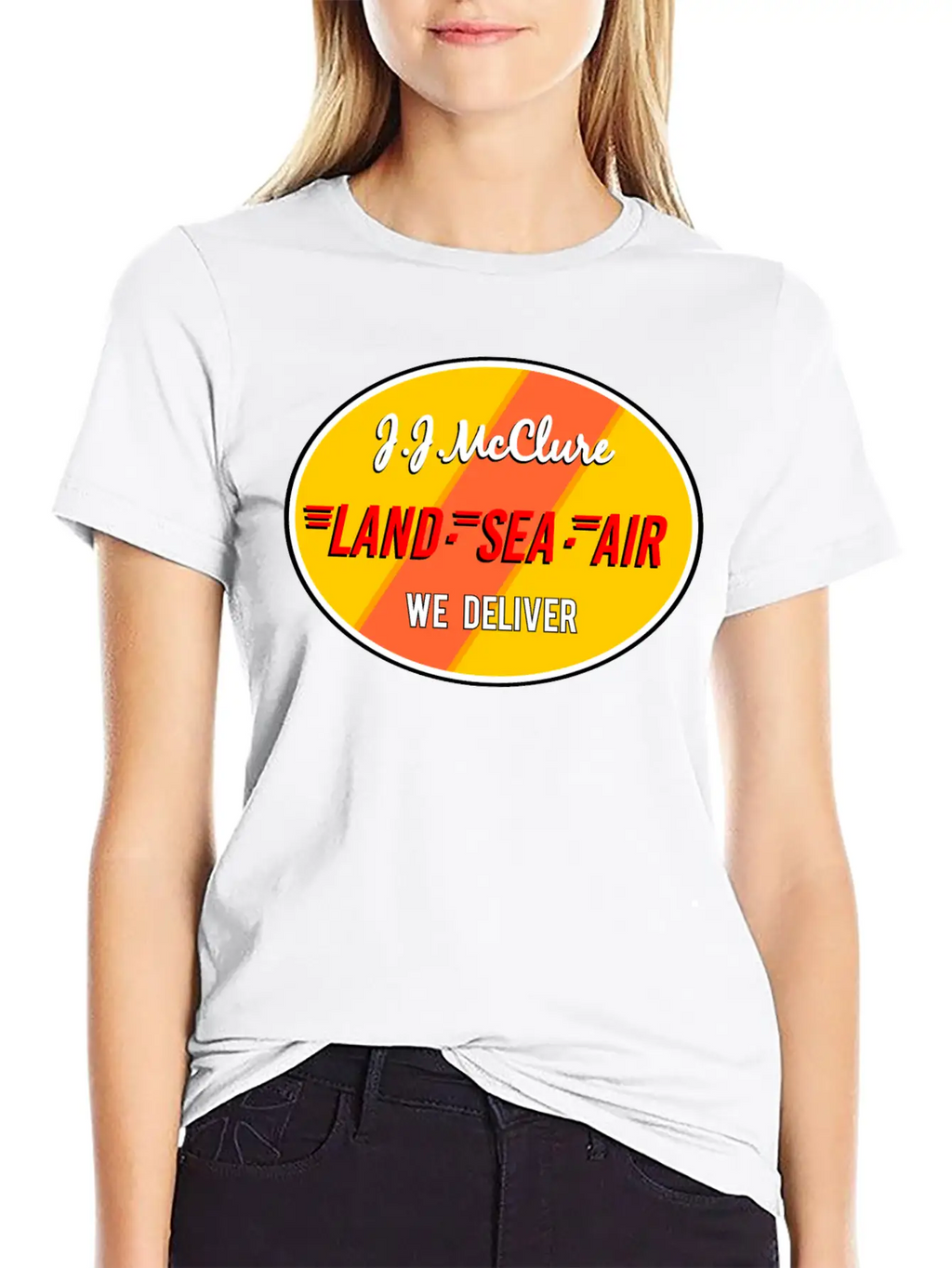 Jj Mc Clure Land Sea Air Breathable Graphic T-Shirt – Perfect For Casual Days