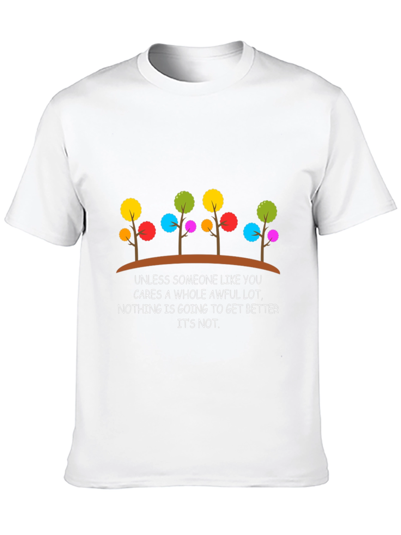 Colorful Trees Graphic Tee - Lorax Inspired T-Shirt