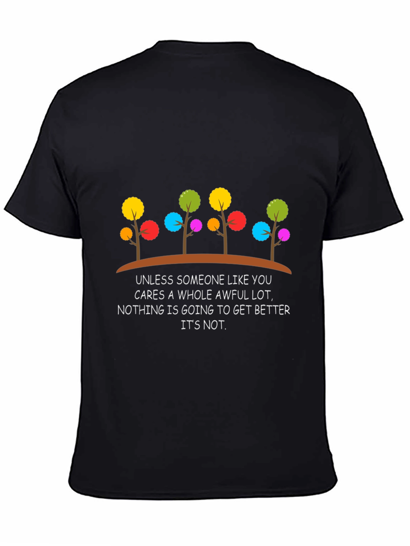 Colorful Trees Graphic Tee - Lorax Inspired T-Shirt