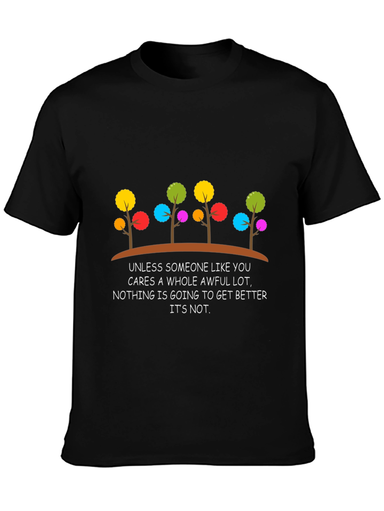 Colorful Trees Graphic Tee - Lorax Inspired T-Shirt