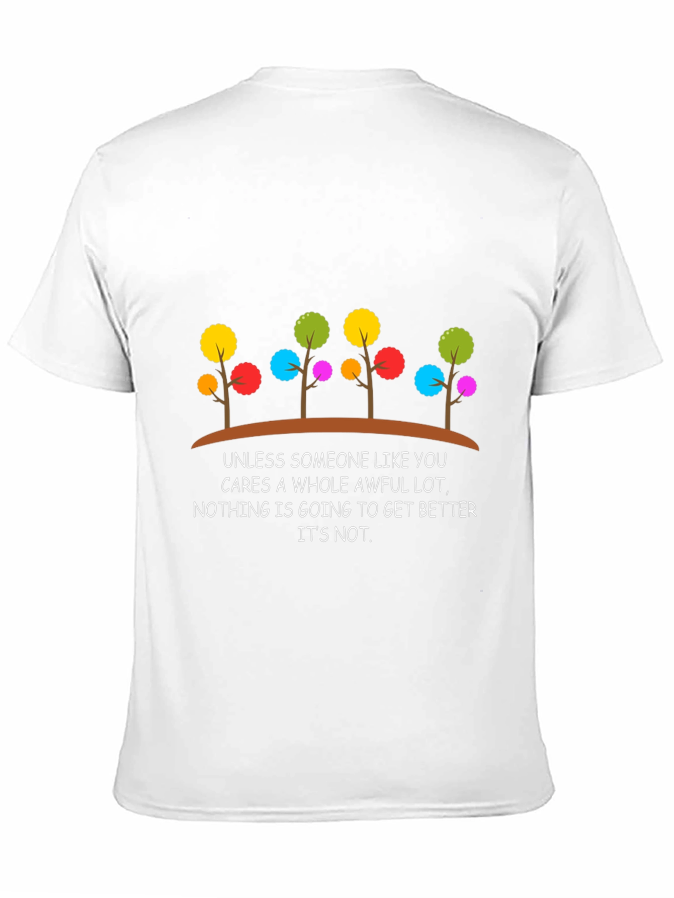 Colorful Trees Graphic Tee - Lorax Inspired T-Shirt
