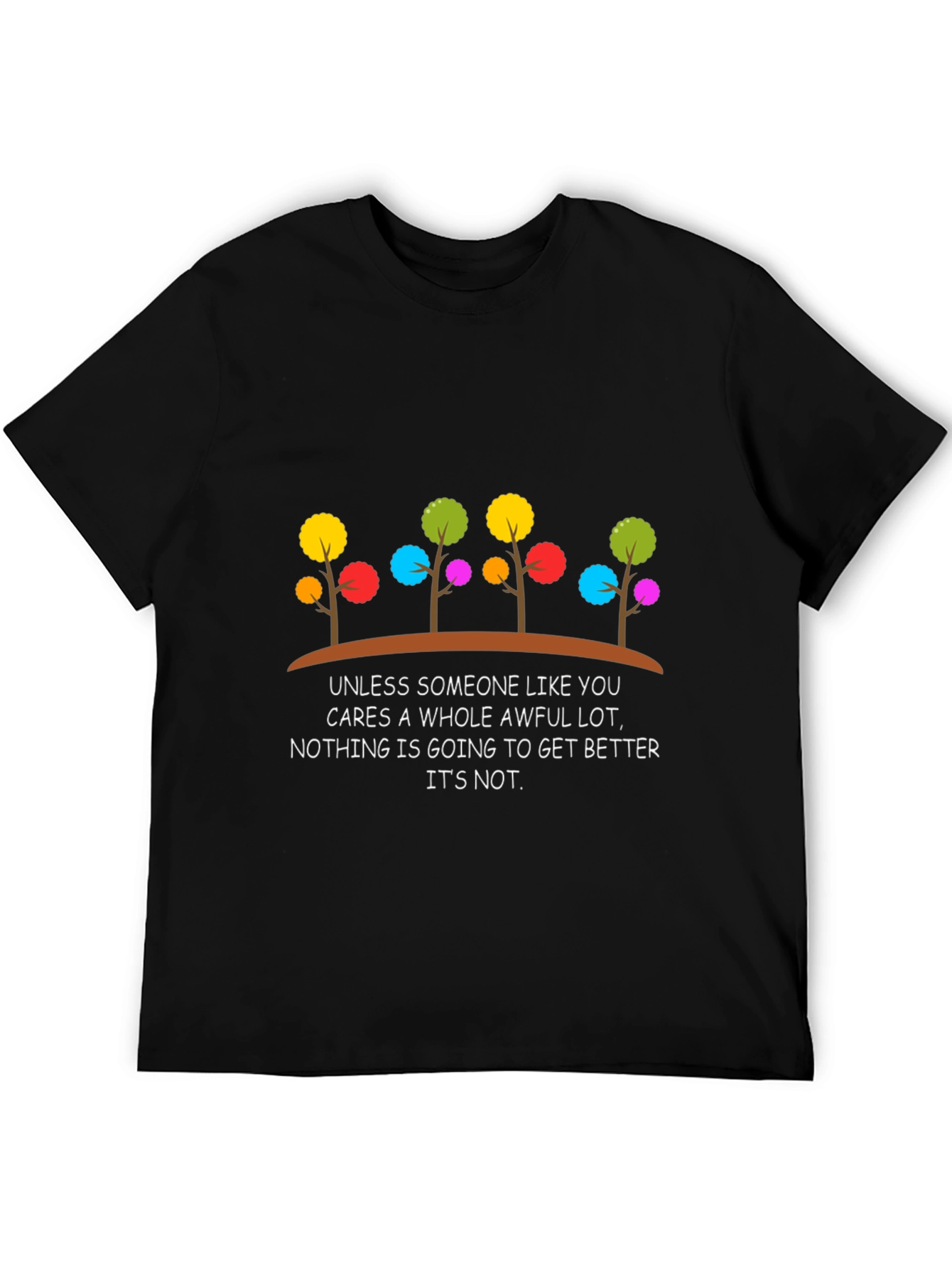Colorful Trees Graphic Tee - Lorax Inspired T-Shirt