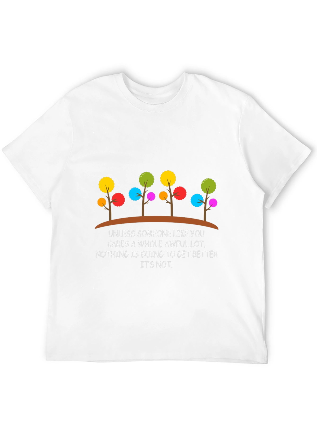 Colorful Trees Graphic Tee - Lorax Inspired T-Shirt