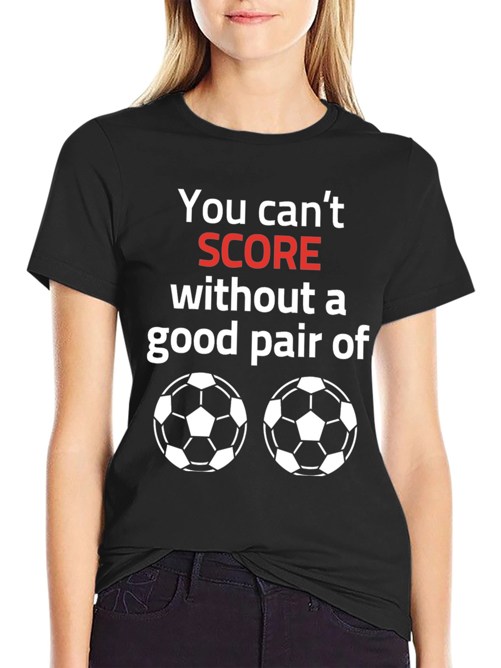 Soccer Balls T-Shirt Funny Score Saying