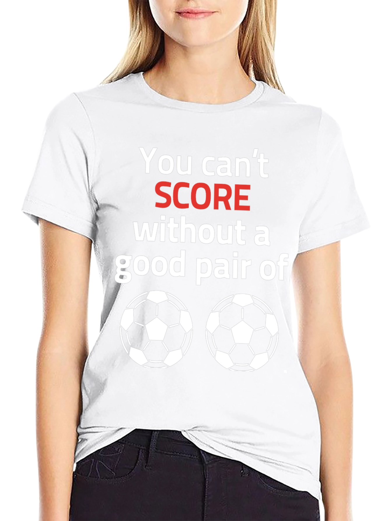 Soccer Balls T-Shirt Funny Score Saying