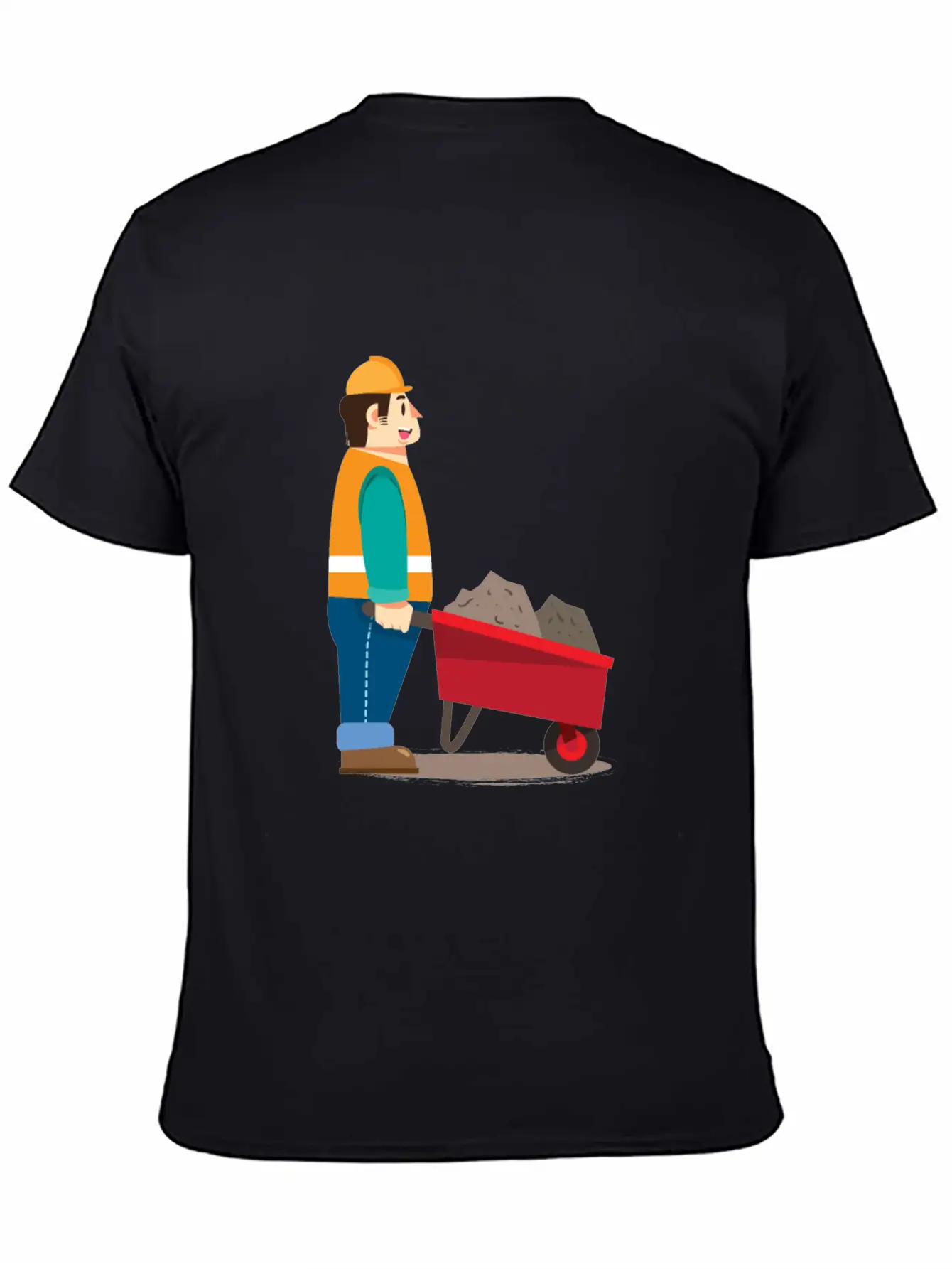 Job Work With Wheelbarrow Classic Cotton Tee – Unisex Comfort For Any Season
