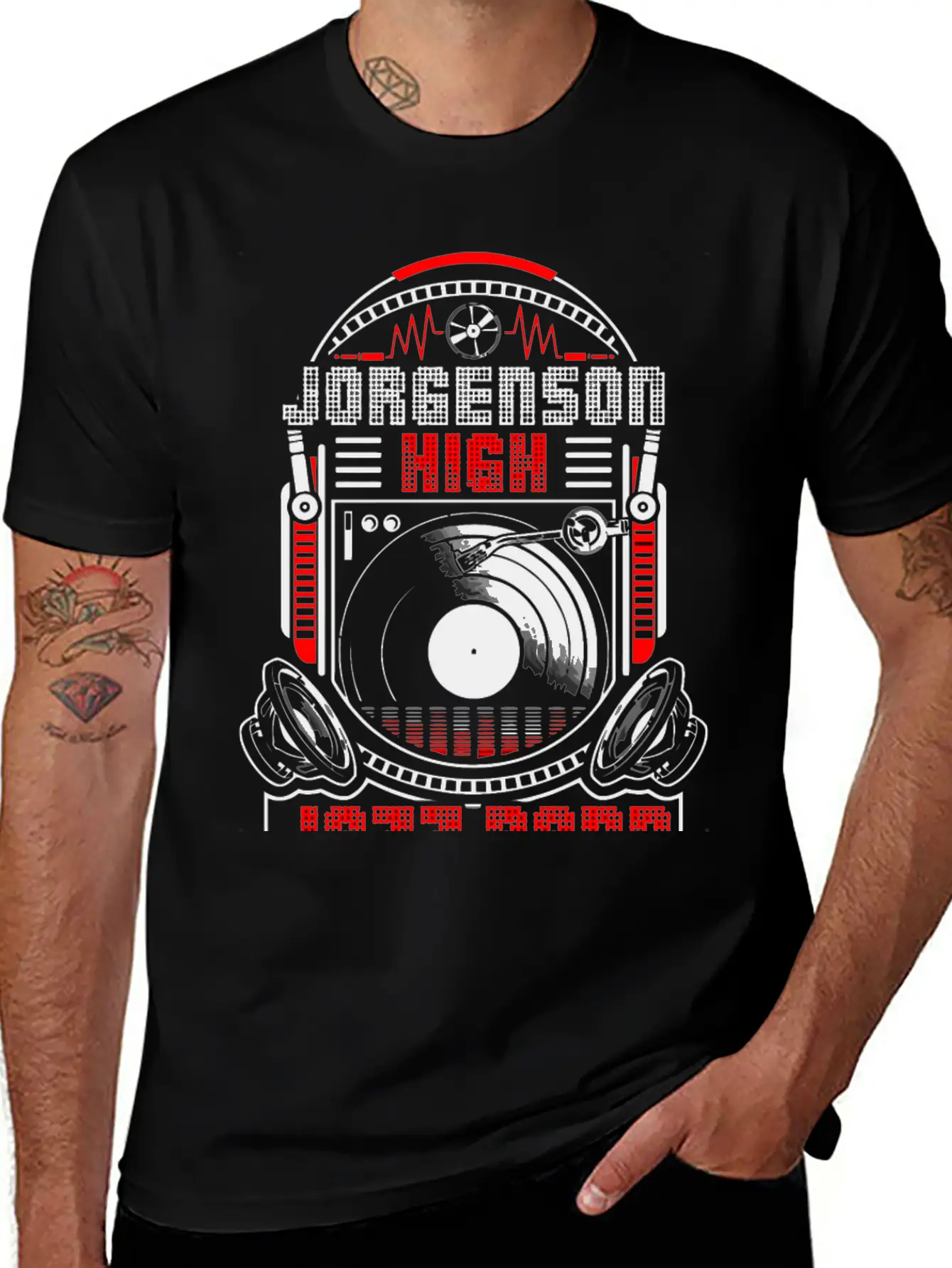 Jorgenson High Jazz Band Breathable Graphic T-Shirt – Perfect For Casual Days