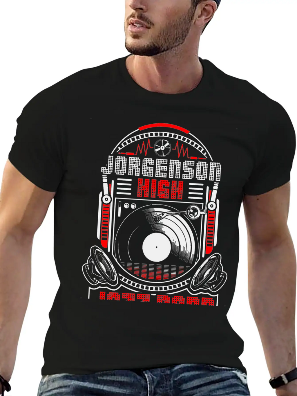 Jorgenson High Jazz Band Breathable Graphic T-Shirt – Perfect For Casual Days