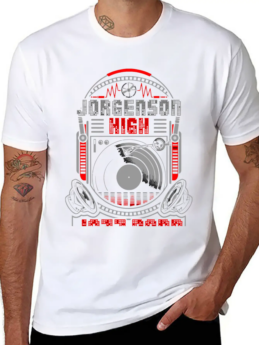 Jorgenson High Jazz Band Breathable Graphic T-Shirt – Perfect For Casual Days