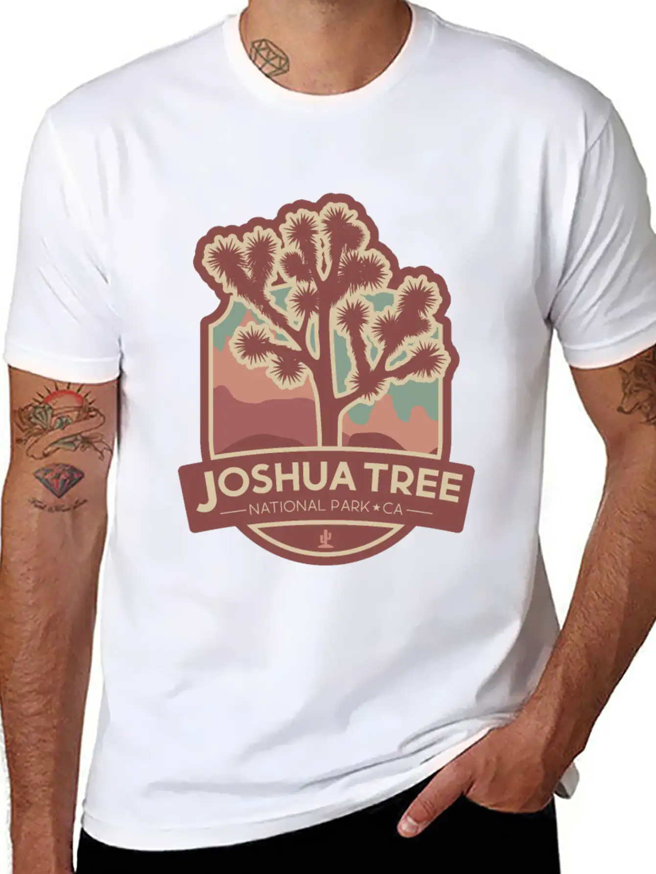 Joshua Tree National Park - California Relaxed Everyday Tee – Lightweight And Durable Cotton