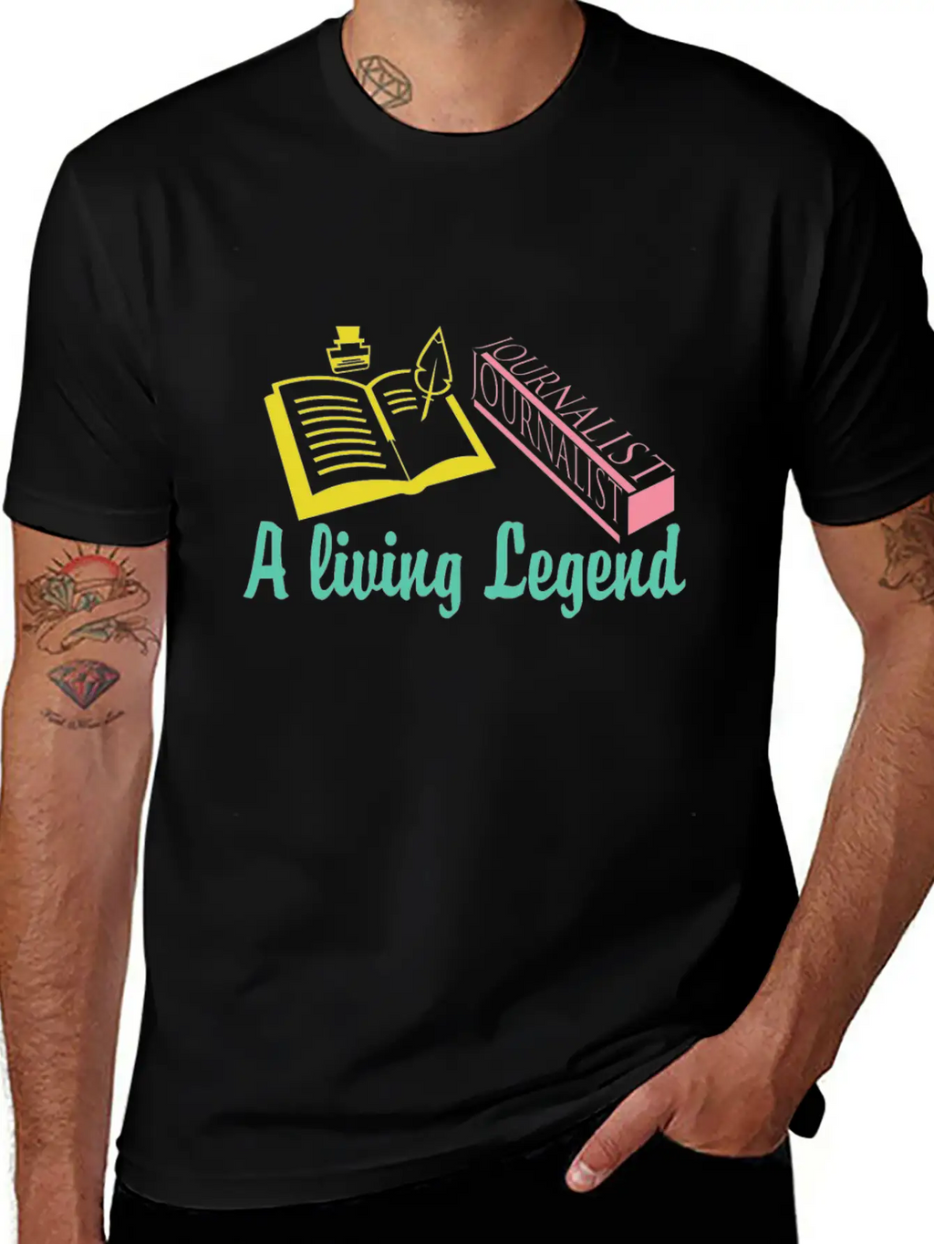 Journalist Unisex Casual T-Shirt – Clean Design For Daily Comfort