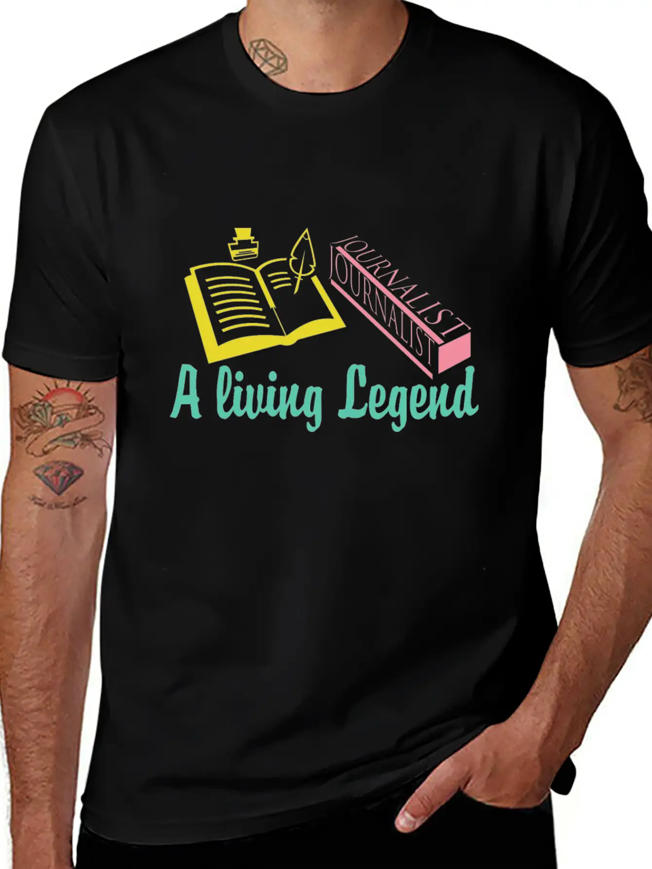 Journalist Unisex Casual T-Shirt – Clean Design For Daily Comfort