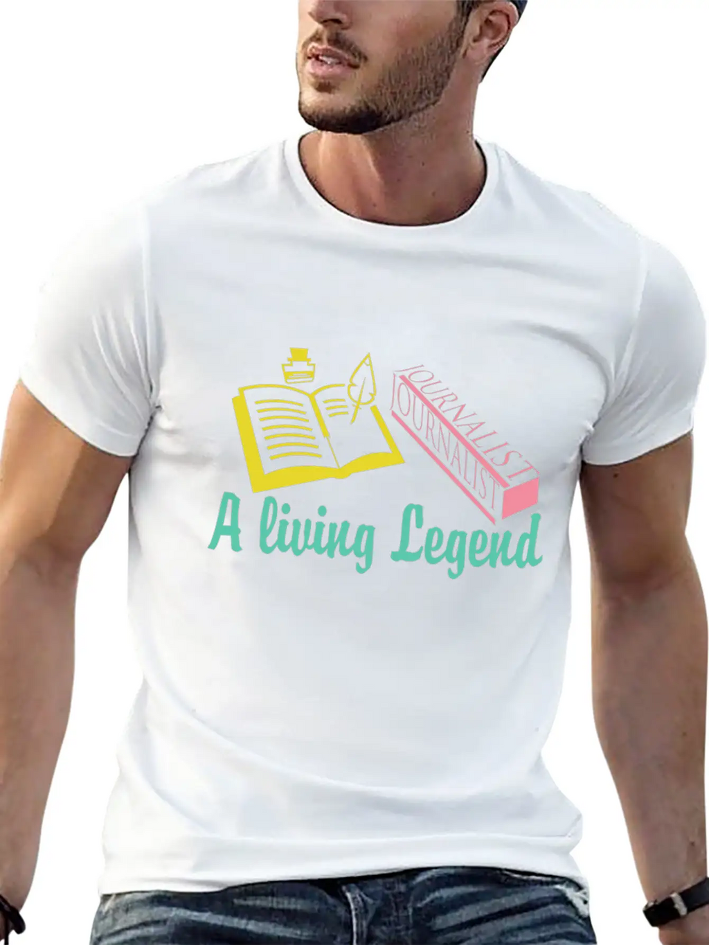 Journalist Unisex Casual T-Shirt – Clean Design For Daily Comfort