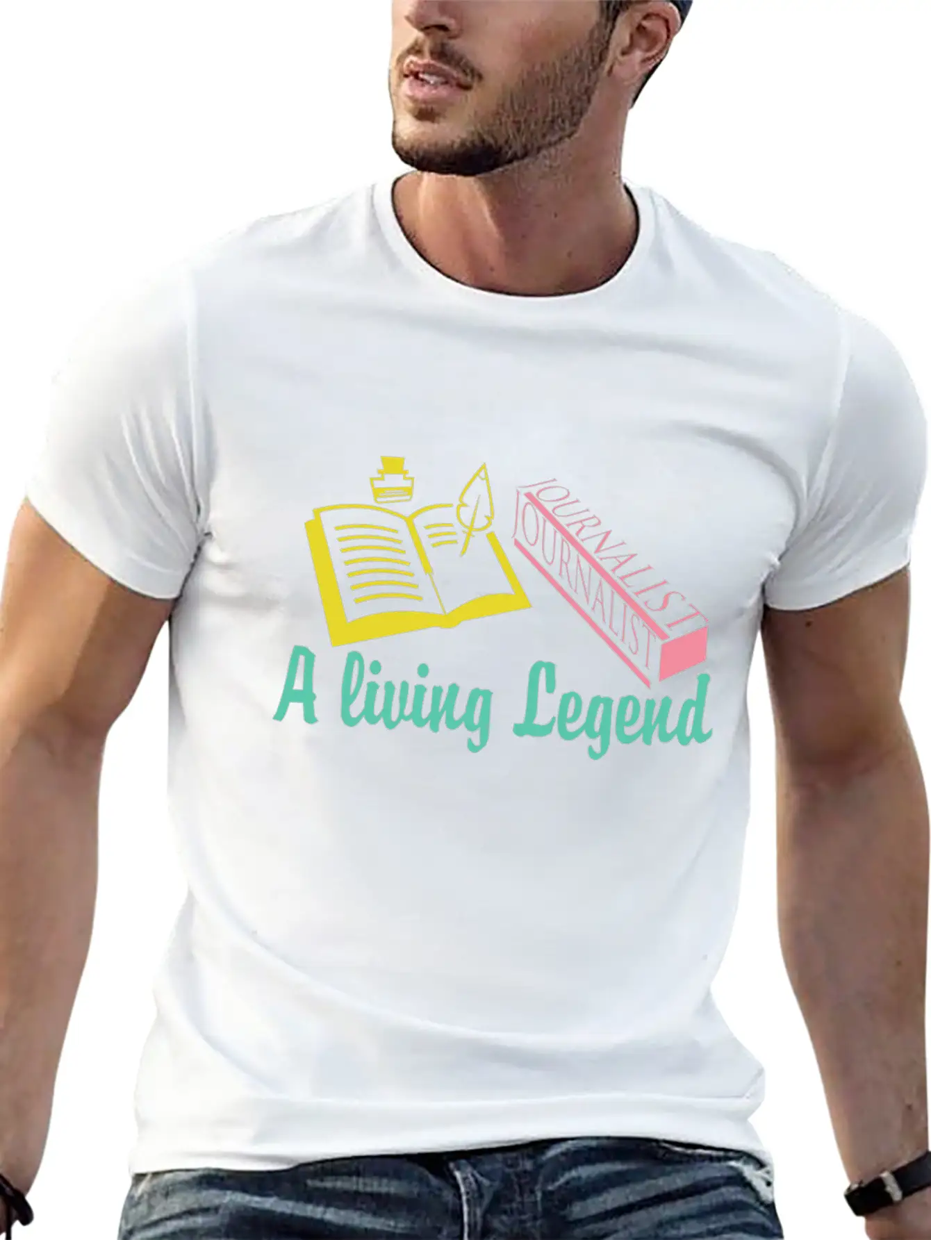 Journalist Unisex Casual T-Shirt – Clean Design For Daily Comfort