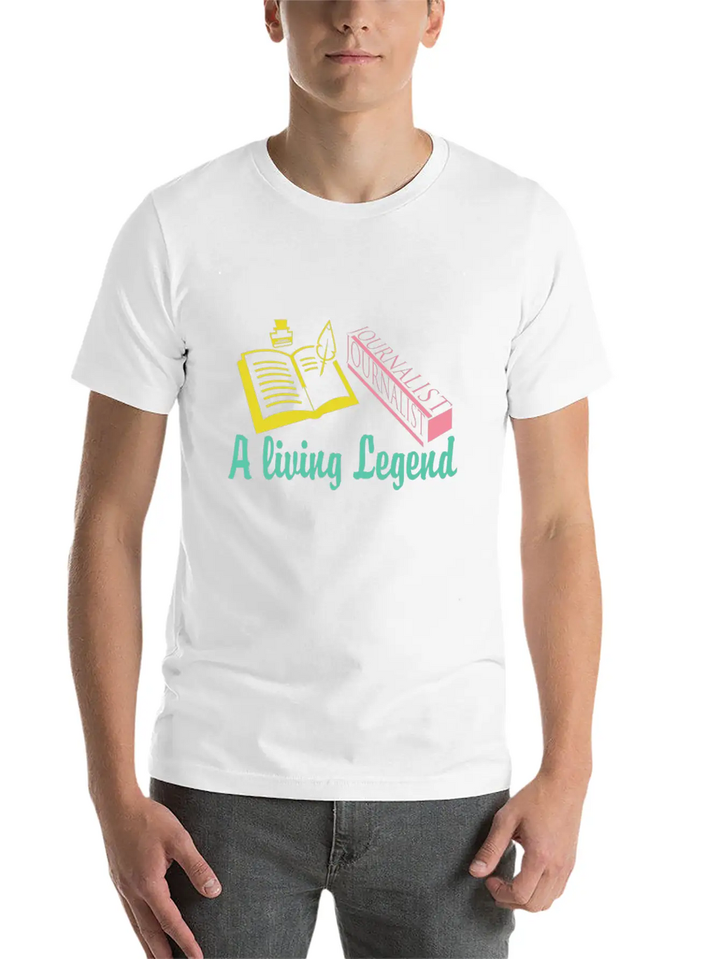 Journalist Unisex Casual T-Shirt – Clean Design For Daily Comfort