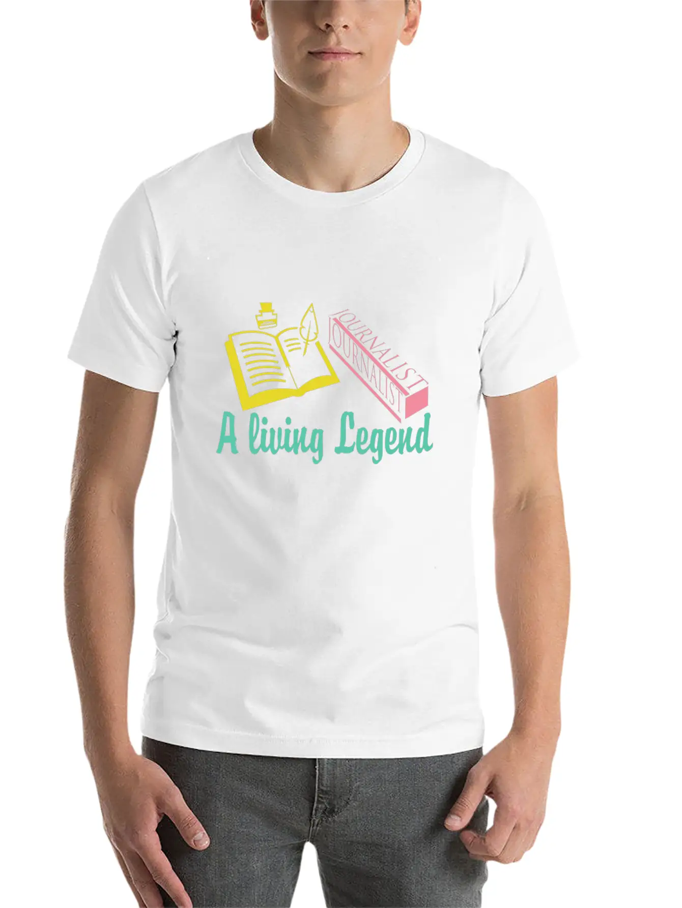 Journalist Unisex Casual T-Shirt – Clean Design For Daily Comfort