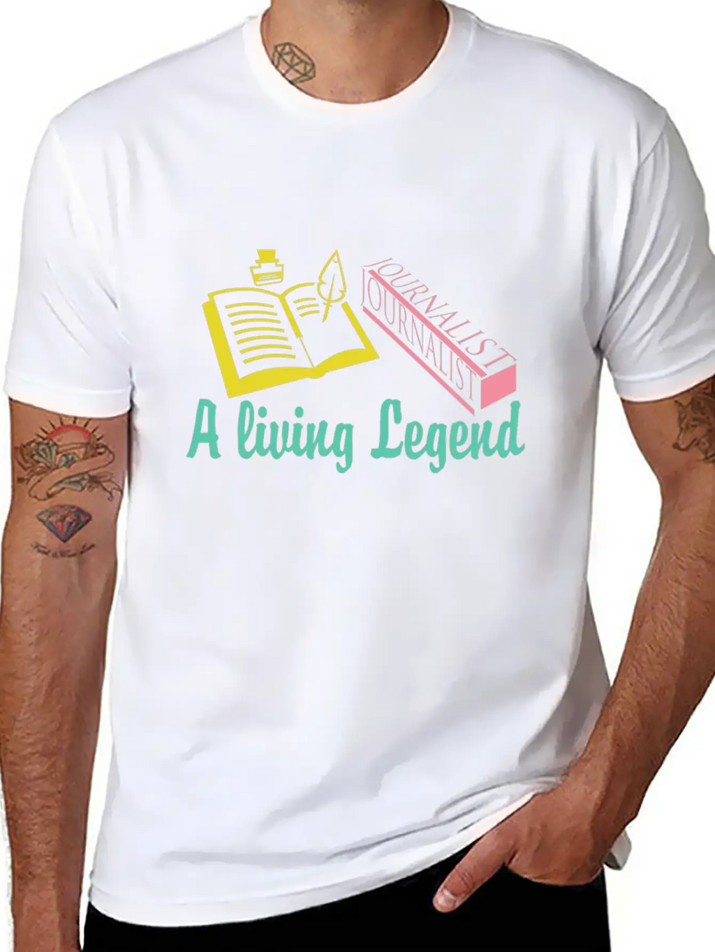 Journalist Unisex Casual T-Shirt – Clean Design For Daily Comfort