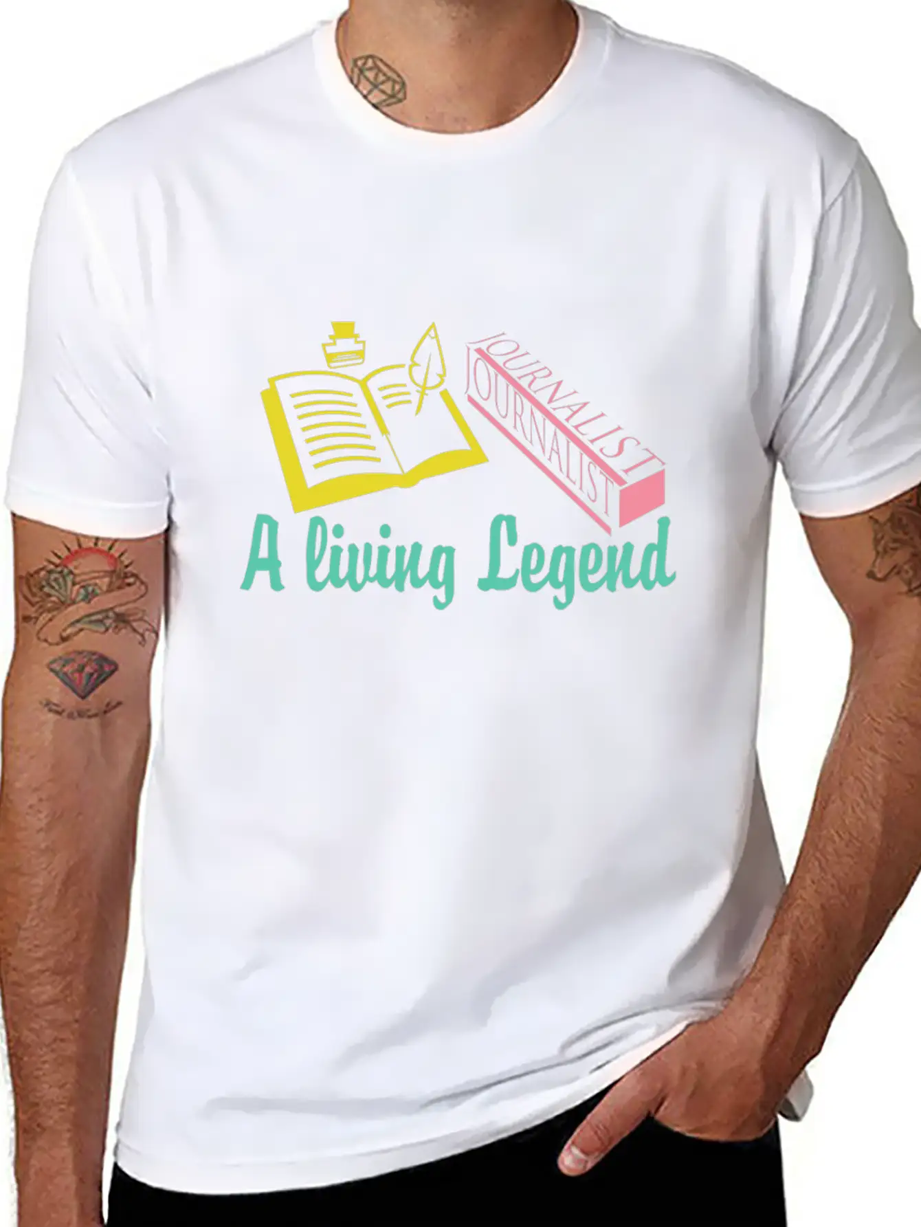 Journalist Unisex Casual T-Shirt – Clean Design For Daily Comfort