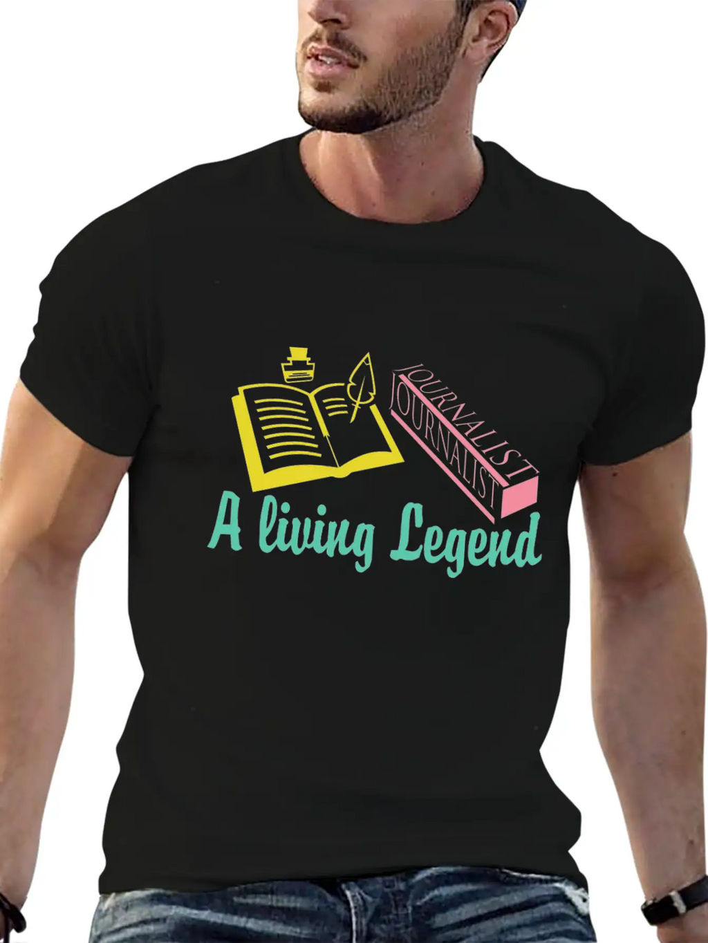 Journalist Unisex Casual T-Shirt – Clean Design For Daily Comfort