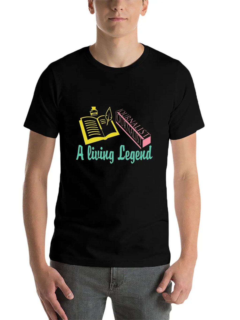 Journalist Unisex Casual T-Shirt – Clean Design For Daily Comfort