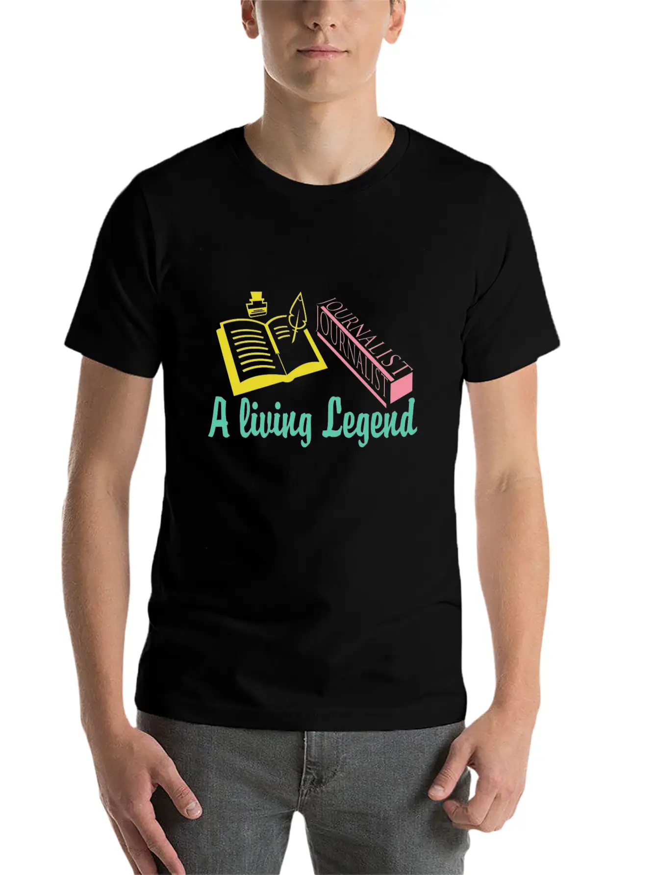 Journalist Unisex Casual T-Shirt – Clean Design For Daily Comfort
