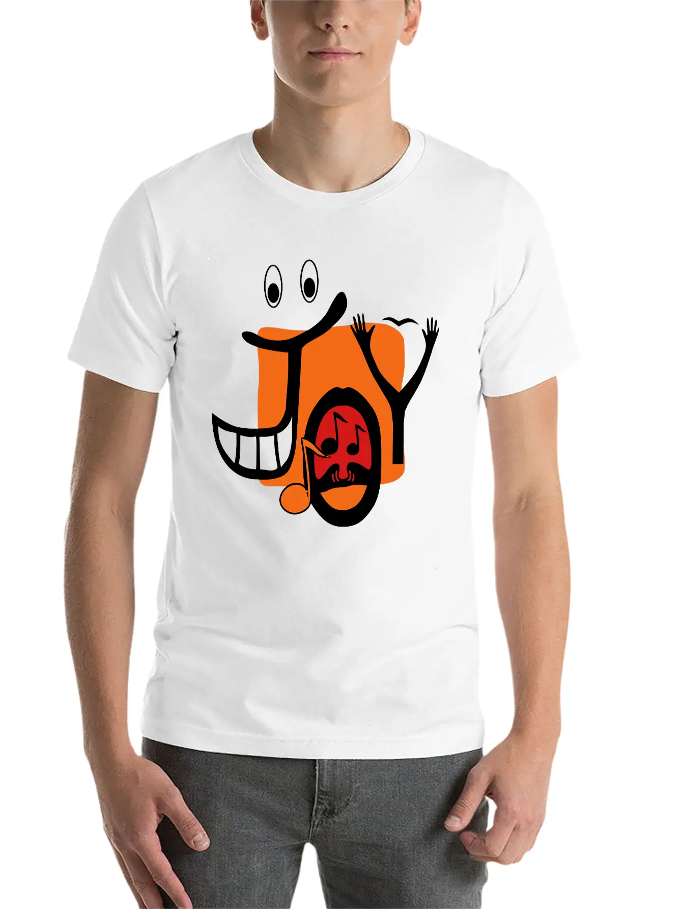 JOY! Breathable Graphic T-Shirt – Perfect For Casual Days