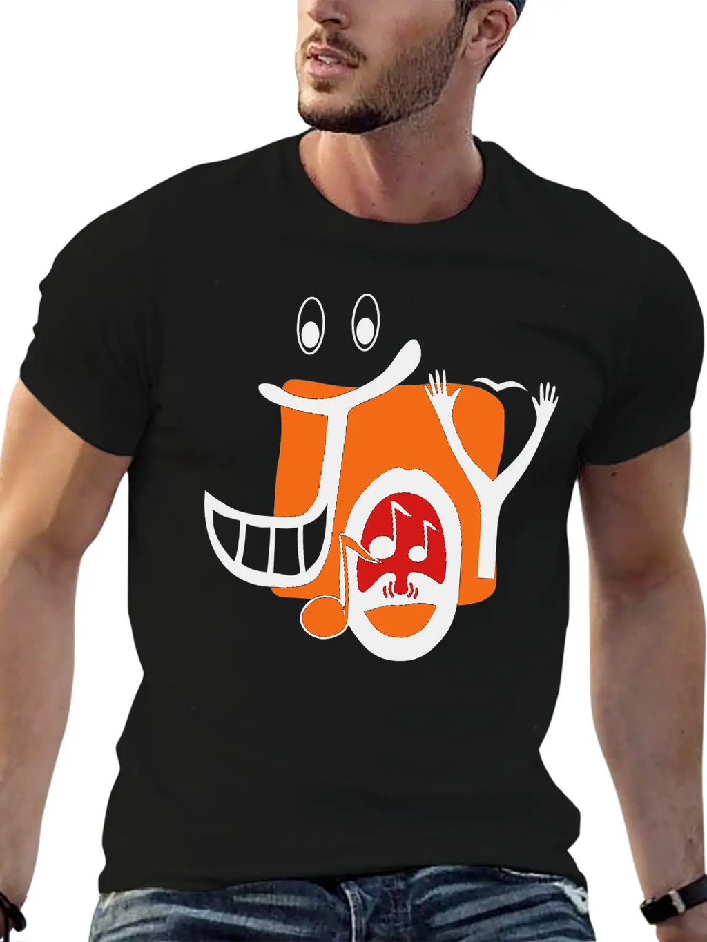 JOY! Breathable Graphic T-Shirt – Perfect For Casual Days