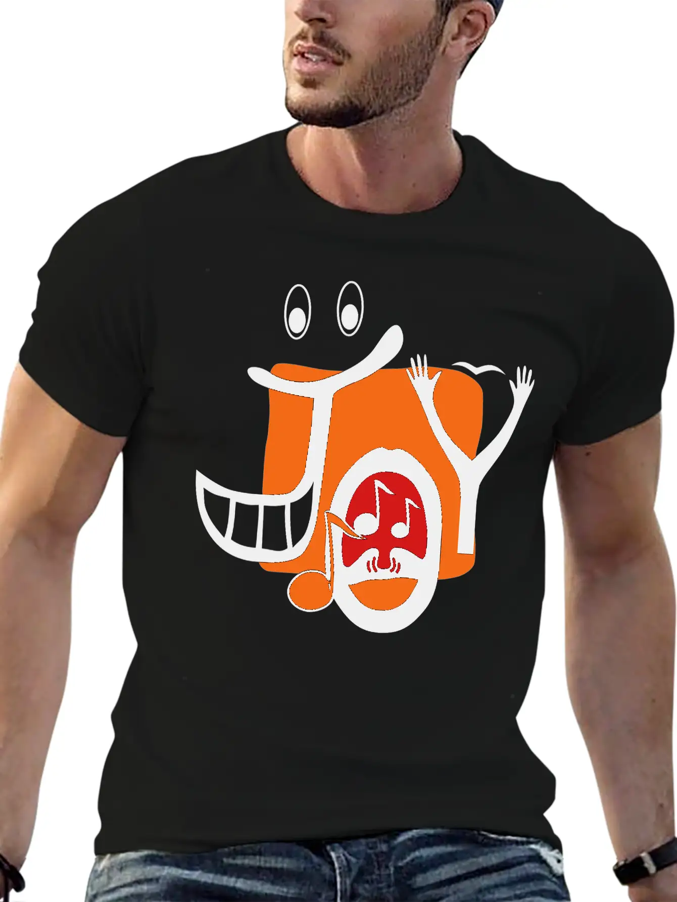JOY! Breathable Graphic T-Shirt – Perfect For Casual Days