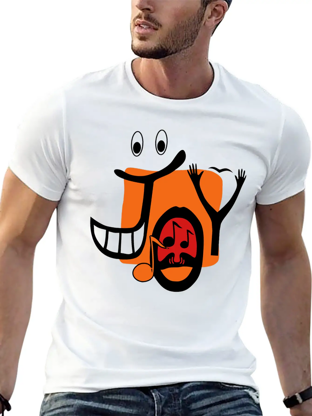 JOY! Breathable Graphic T-Shirt – Perfect For Casual Days