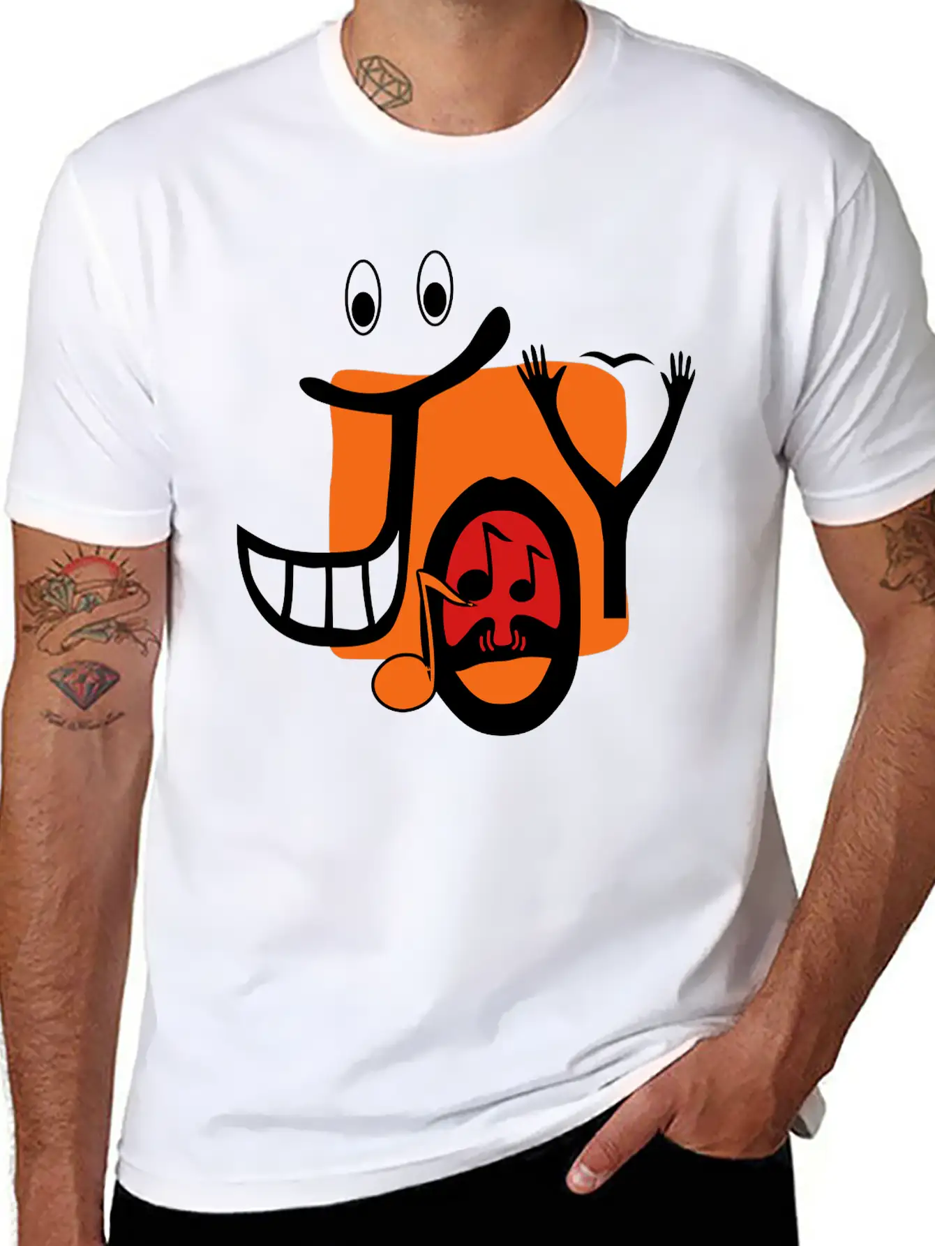 JOY! Breathable Graphic T-Shirt – Perfect For Casual Days