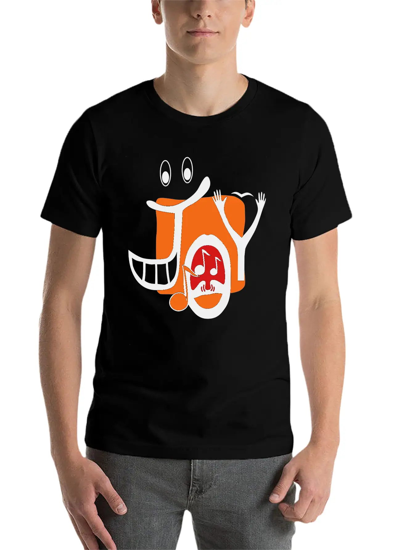 JOY! Breathable Graphic T-Shirt – Perfect For Casual Days