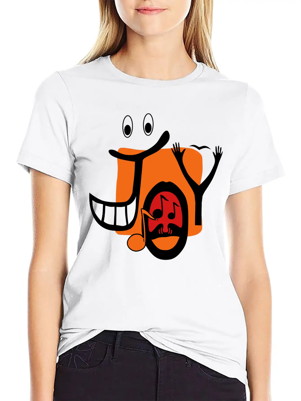 JOY! Breathable Graphic T-Shirt – Perfect For Casual Days